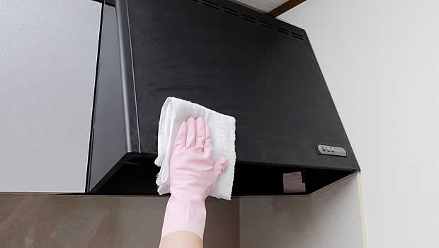 静岡片付け110番の換気扇(レンジフード)掃除サービス